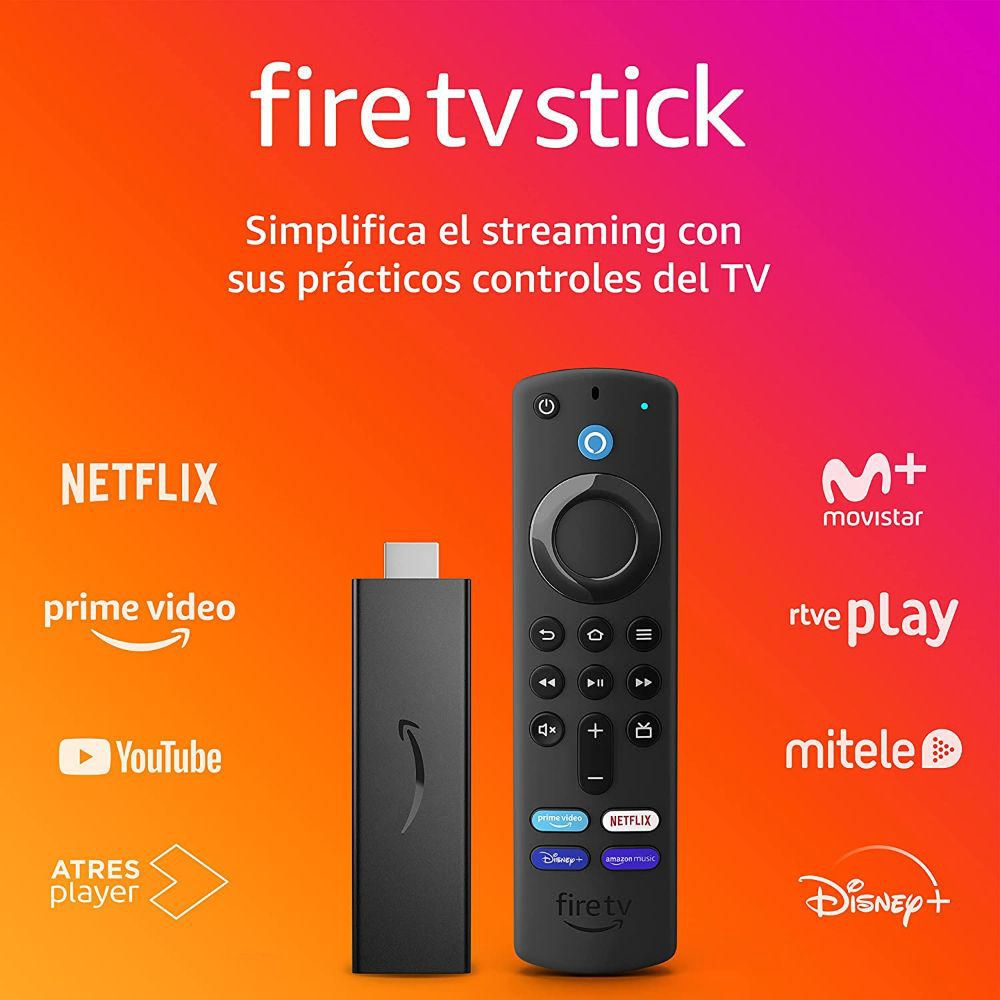 Amazon Fire TV stick 3ra Generación con el sistente Alexa integrado