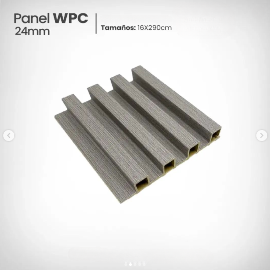 Wall Panel WPC para decoración de paredes 16 x 290cm varios colores