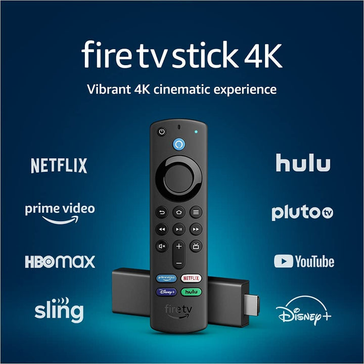 Amazon Fire TV Stick 4K con control remoto y el asistente Alexa