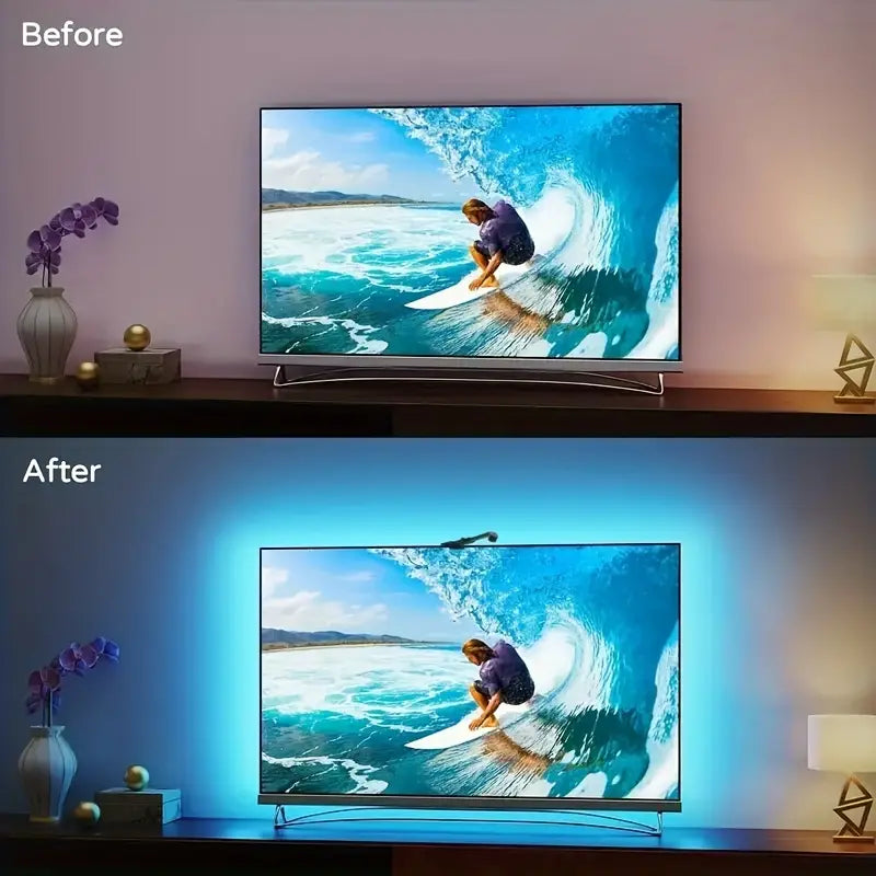 Cinta LED RGB 5m de Immersion para Tv 55-65 con Camara,Wifi,Bluetooth