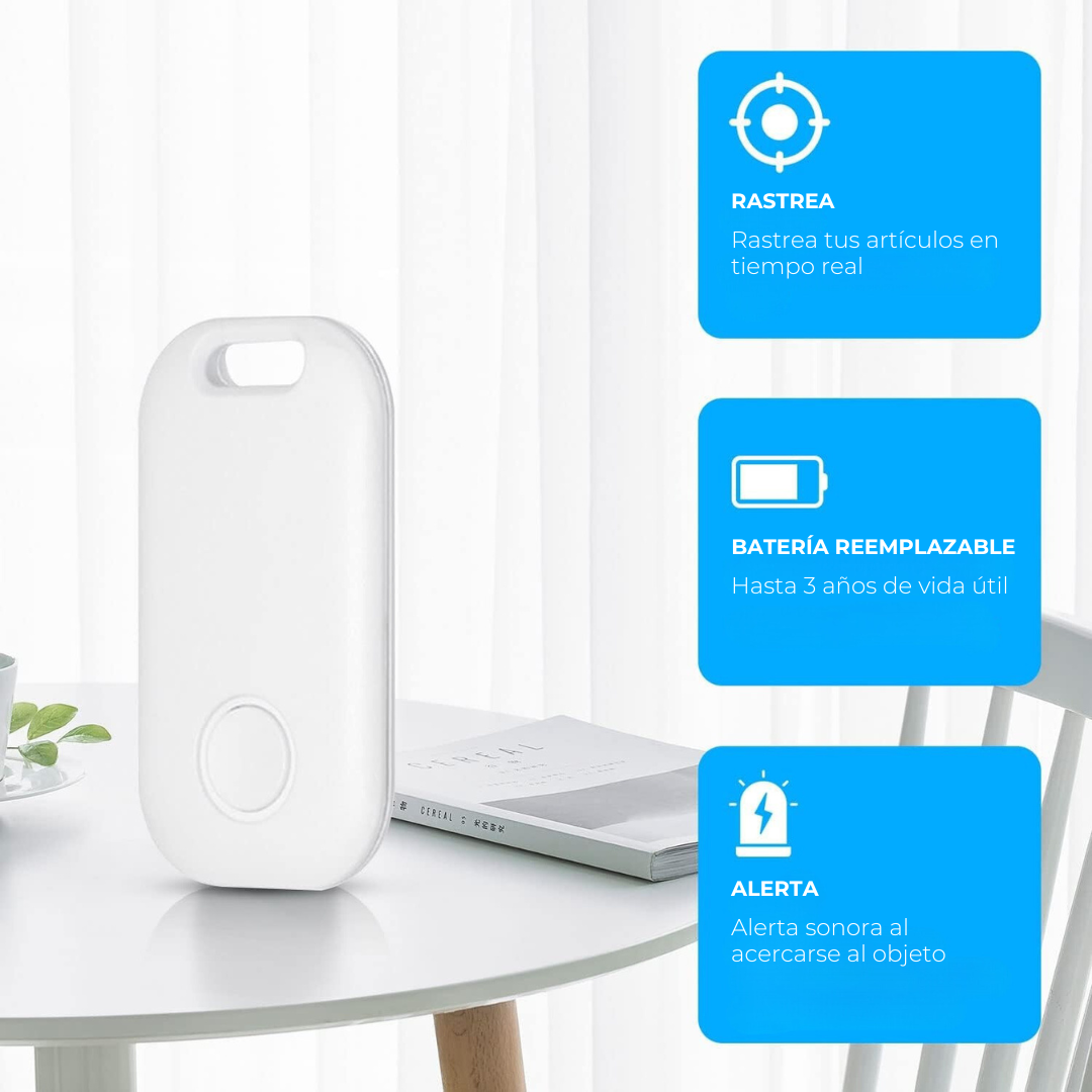 Rastreador mini GPS AIYATO compatible con Find My de Apple (iOS)