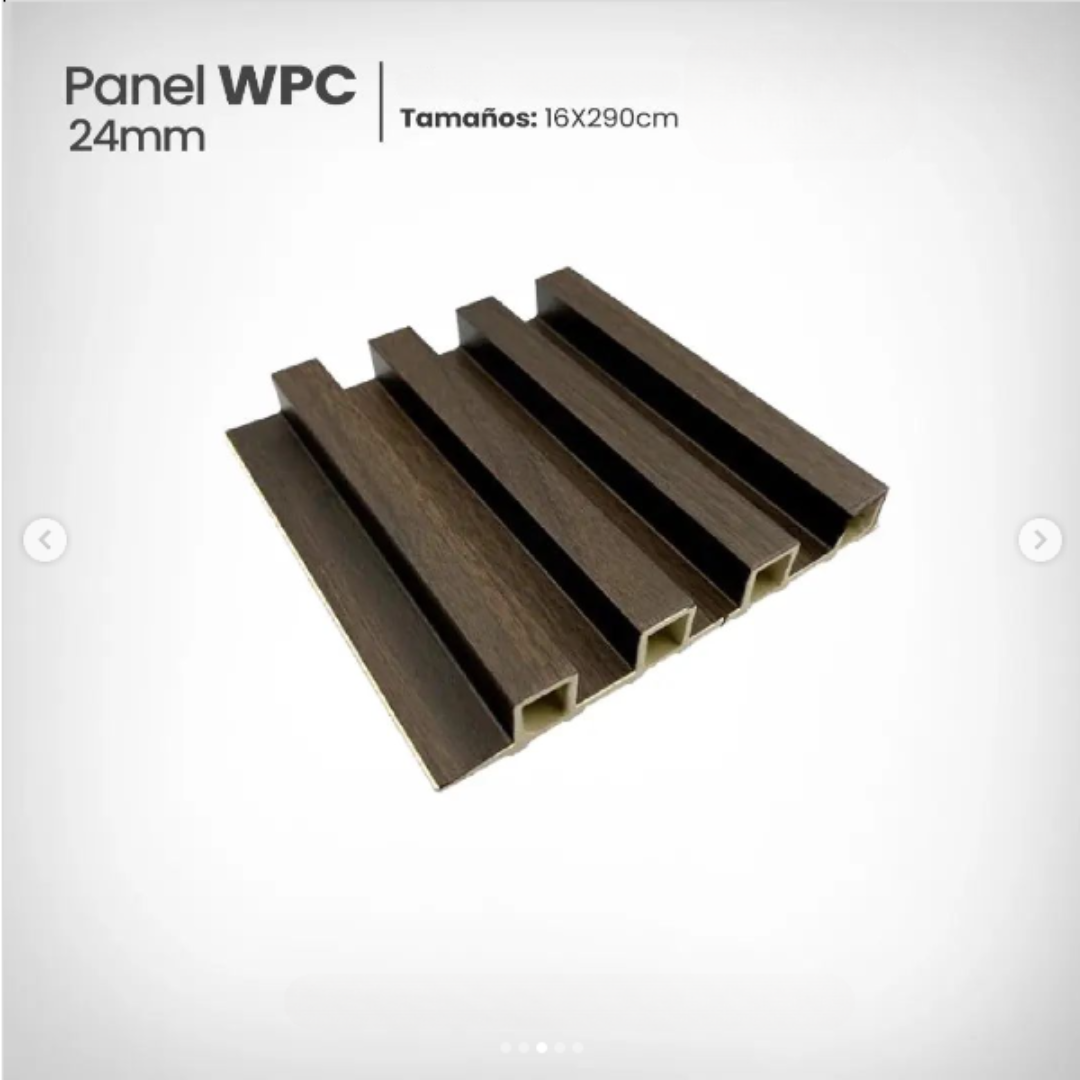 Wall Panel WPC para decoración de paredes 16 x 290cm varios colores