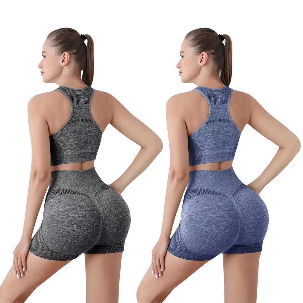 Sujetador y Shorts deportivo para mujer 2 Piezas