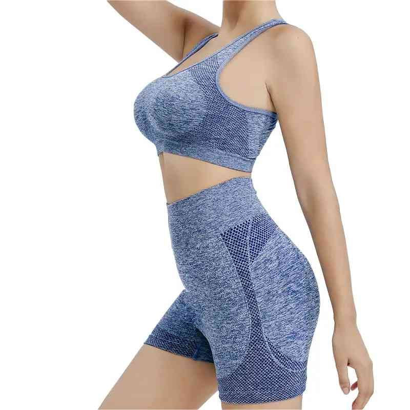 Sujetador y Shorts deportivo para mujer 2 Piezas