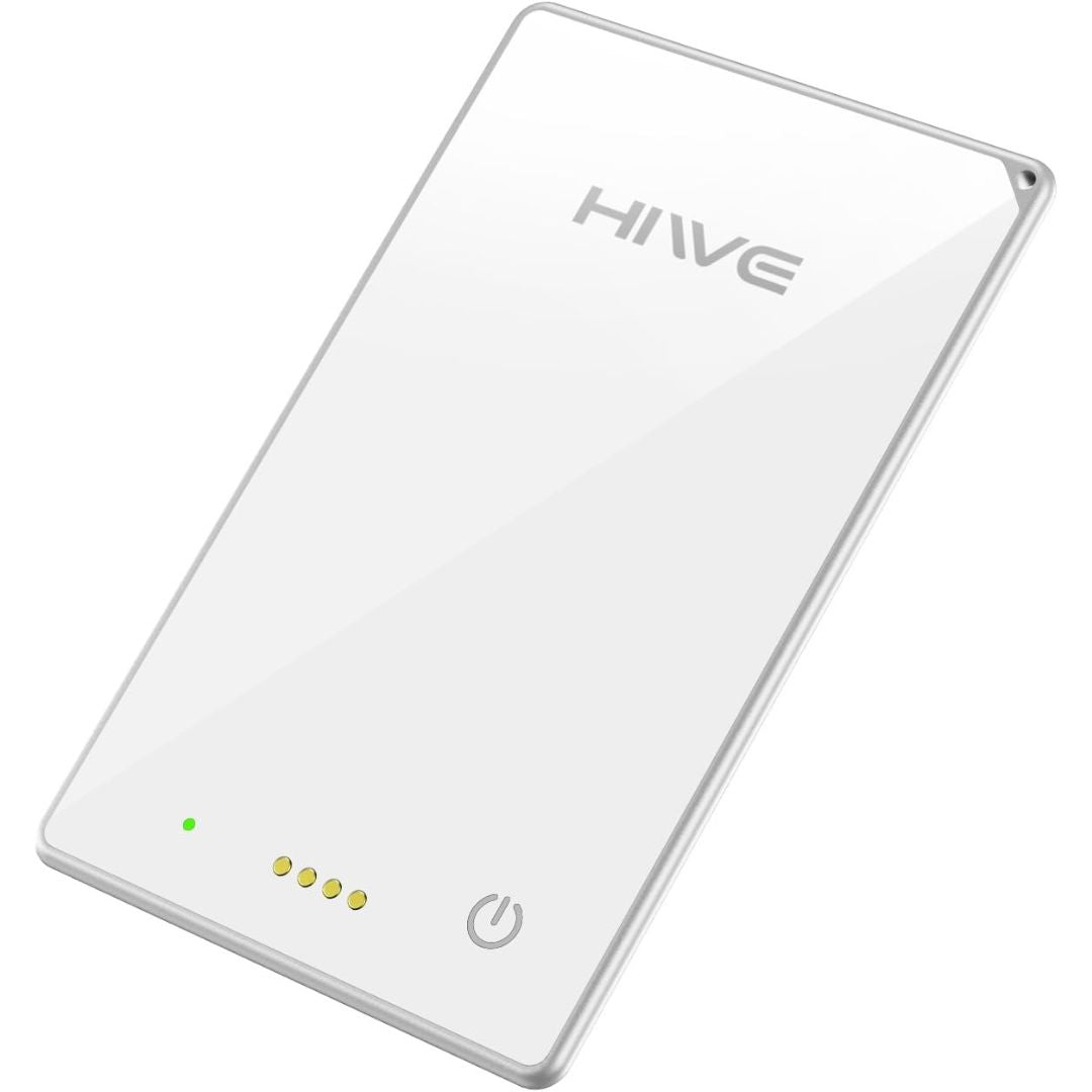Rastreador recargable HIWE tipo tarjeta compatible con Find My de Apple (iOS)