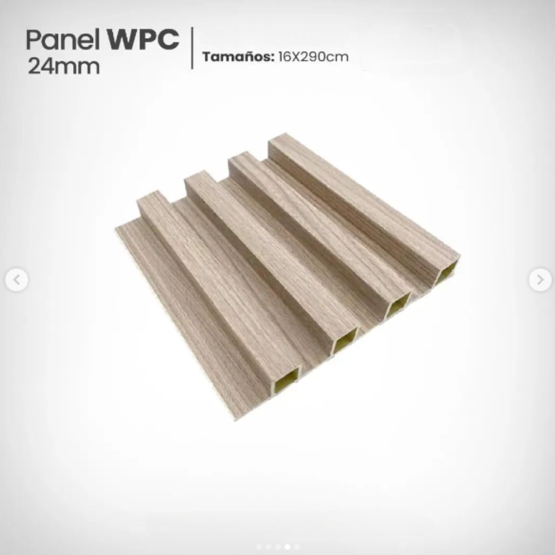 Wall Panel WPC para decoración de paredes 16 x 290cm varios colores