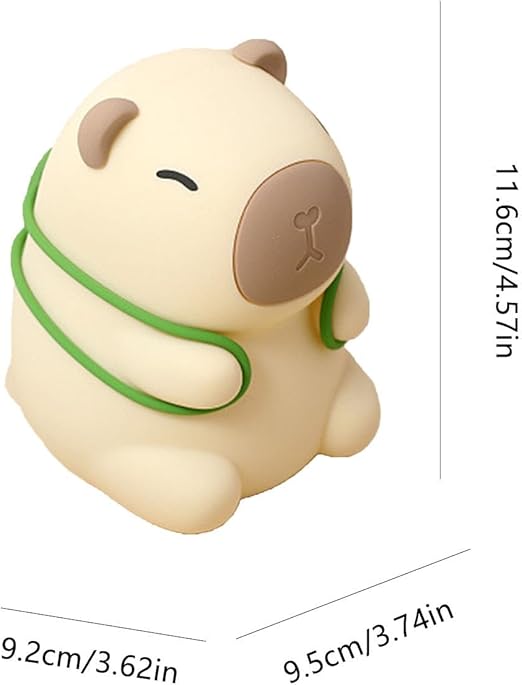 Lampara Recargable Multicolor Silicona Estilo Capybara