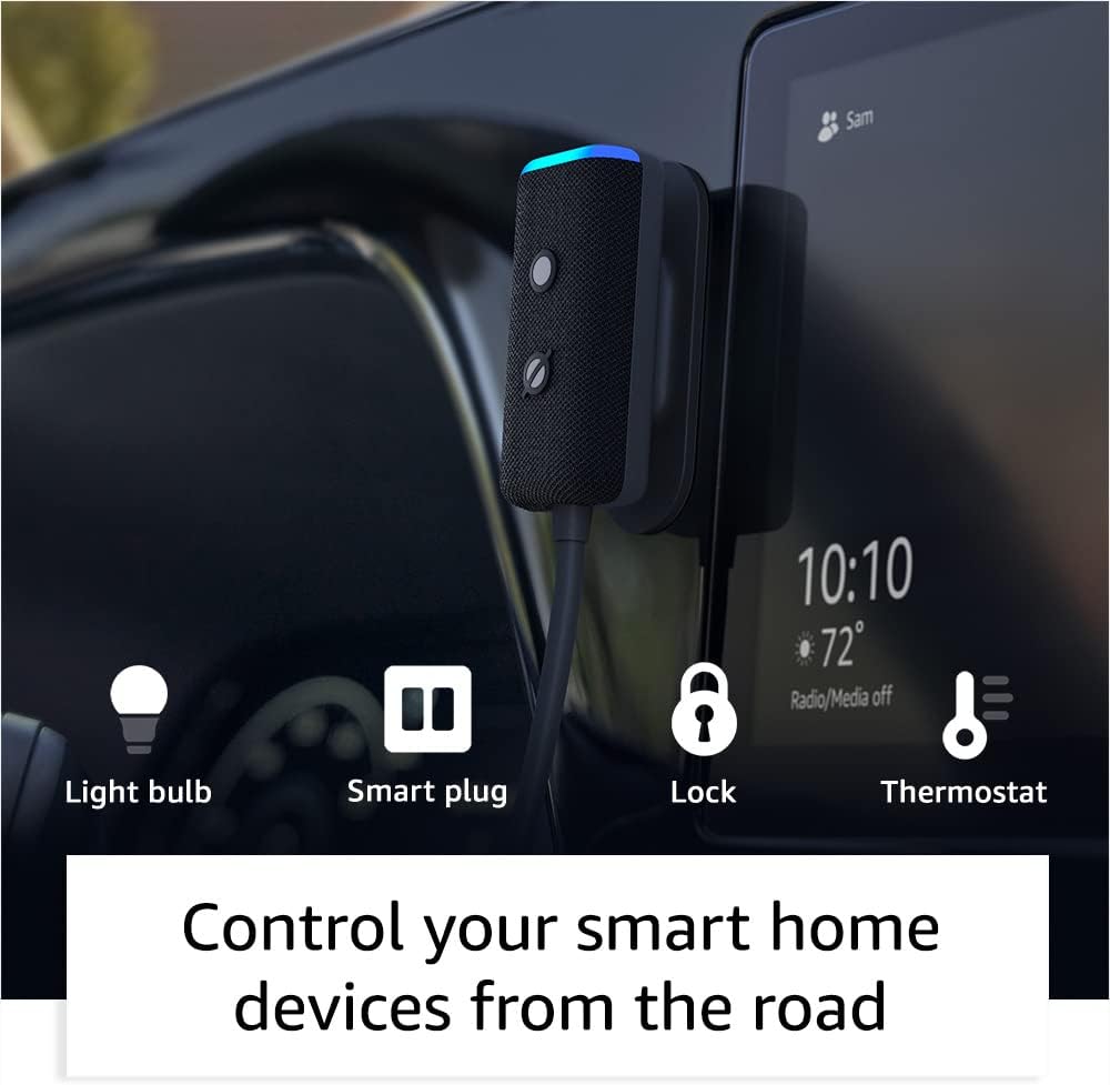 Amazon Asistente Echo Auto (2rd Gen) Lleva a Alexa en tu vehículo