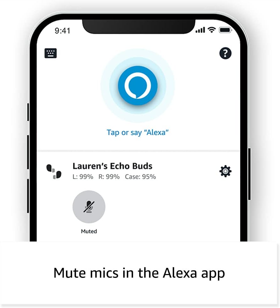 Audífonos Echo Buds (3rd Gen) Amazon, Bluetooth 5.2 con Asistente Alexa