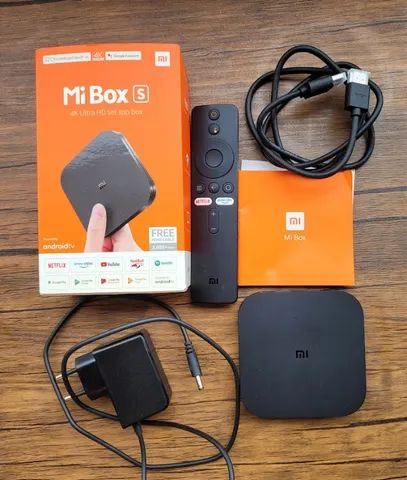 Xiaomi Mi Box S Android TV Google, Chromecast - 4K HDR - Wi-Fi - 8 GB