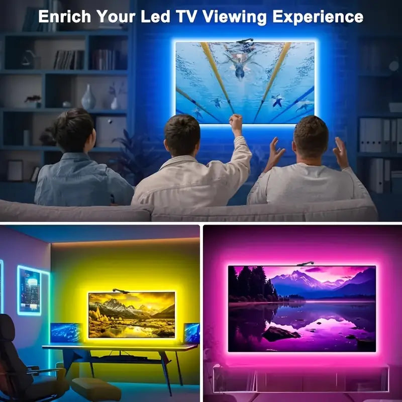 Cinta LED RGB 5m de Immersion para Tv 55-65 con Camara,Wifi,Bluetooth