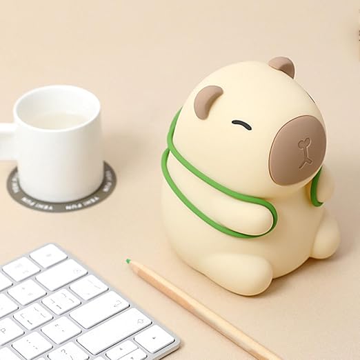 Lampara Recargable Multicolor Silicona Estilo Capybara