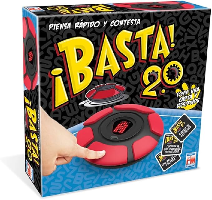 Ruleta juego de mesa letra BASTA 2.0 temporizador + 20 cartas