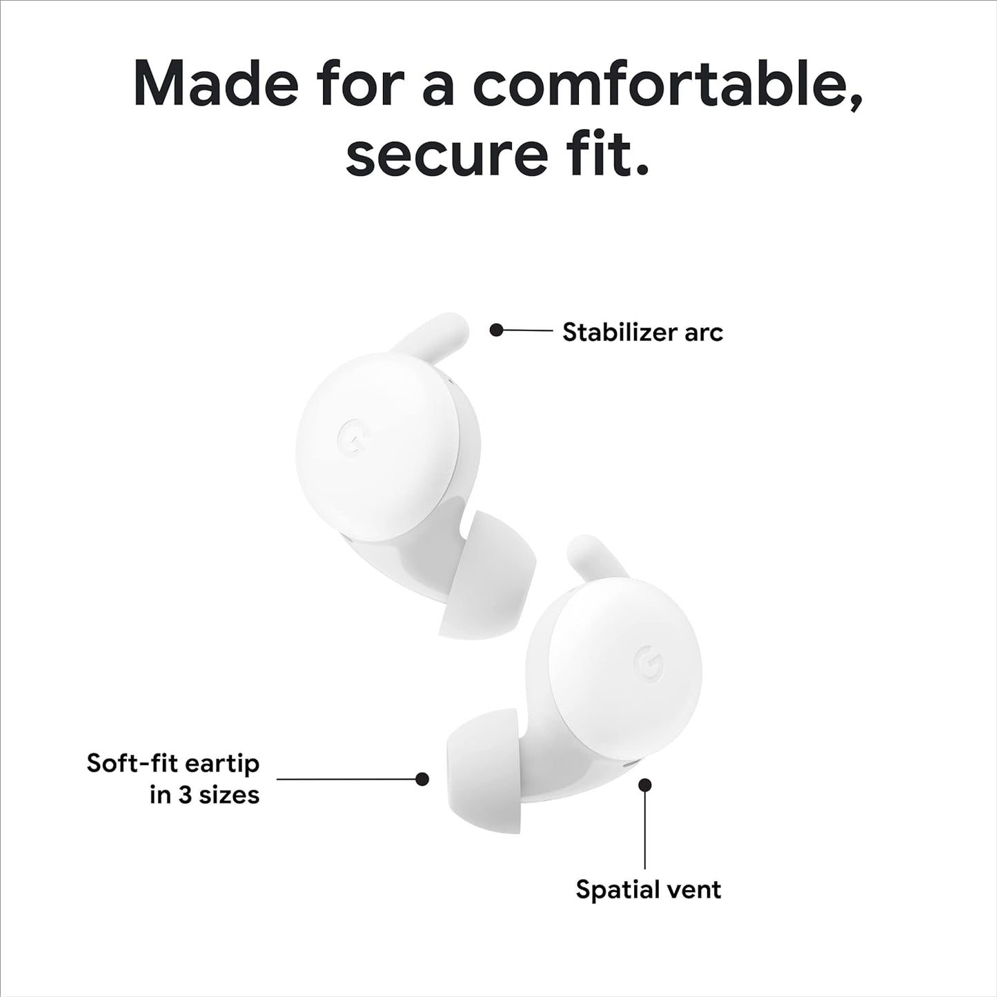 Audífonos Google Pixel Buds A-Series, Resistentes al Agua, Batería 5h