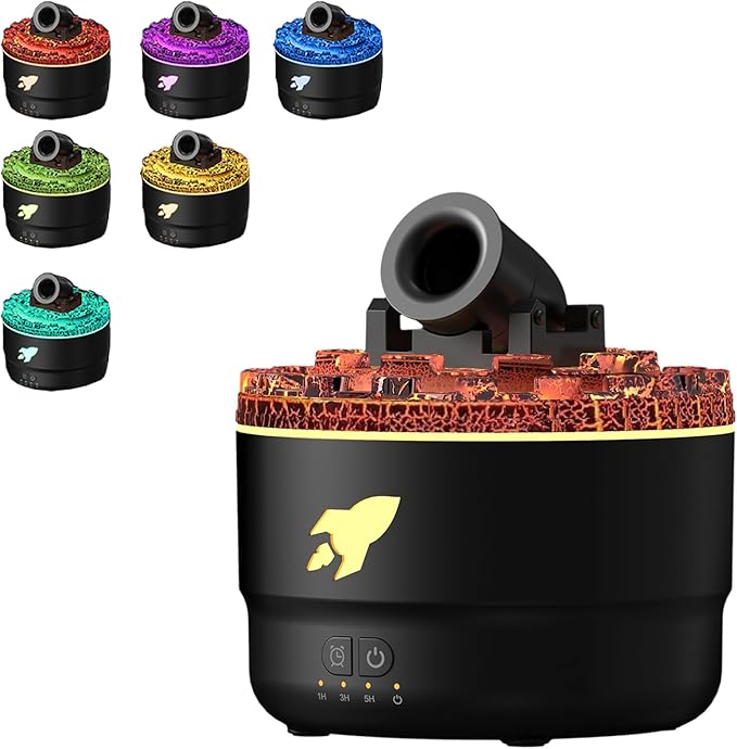 Humidificador Difusor Aroma Cañon Lanza Circulos