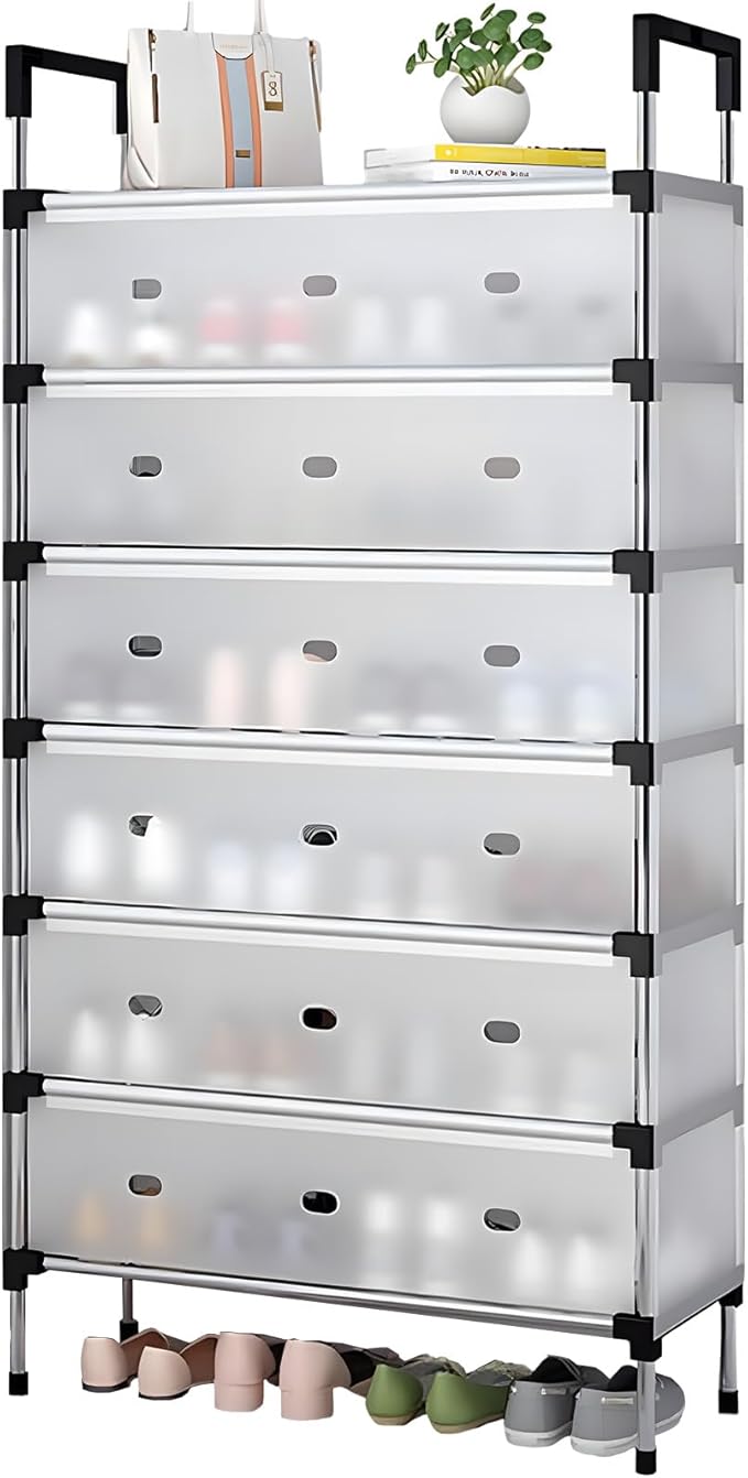 Repiza zapatera armable 6 pisos storage rack 140x63cm