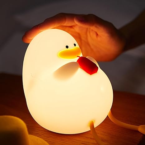Lámpara patito de silicona con 8 modos de luz rgb