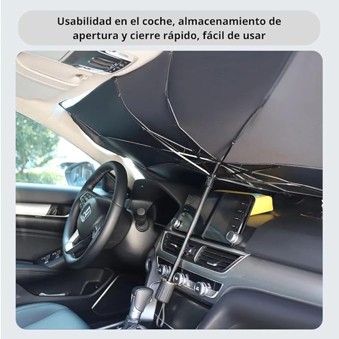 Cubre Parabrisas Para Carro Tipo Sombrilla 130x75CM