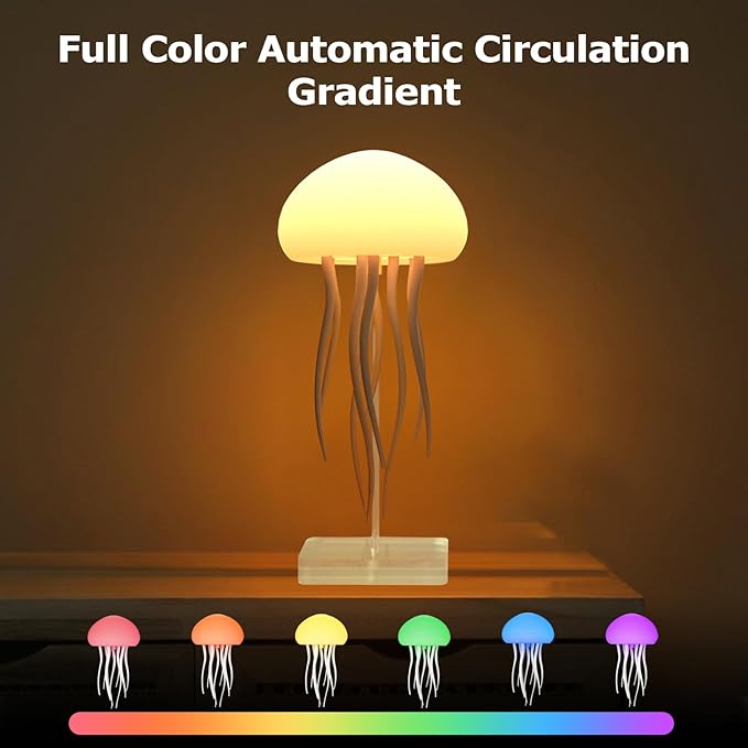 Lampara led RGB medusa aurora mood light recargable 1000mah
