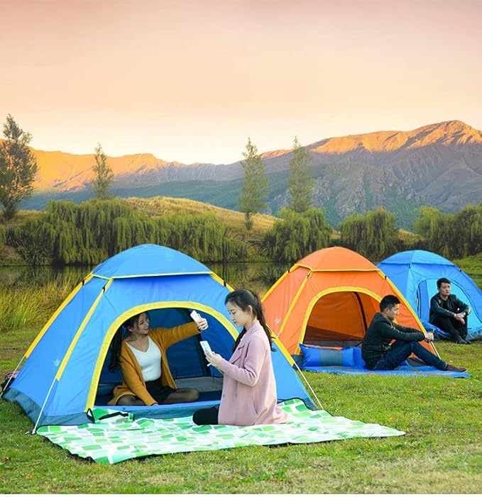 Carpa camping 4 personas 200x200cm - 135alt