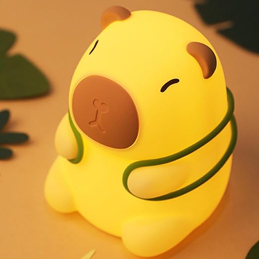 Lampara Recargable Multicolor Silicona Estilo Capybara