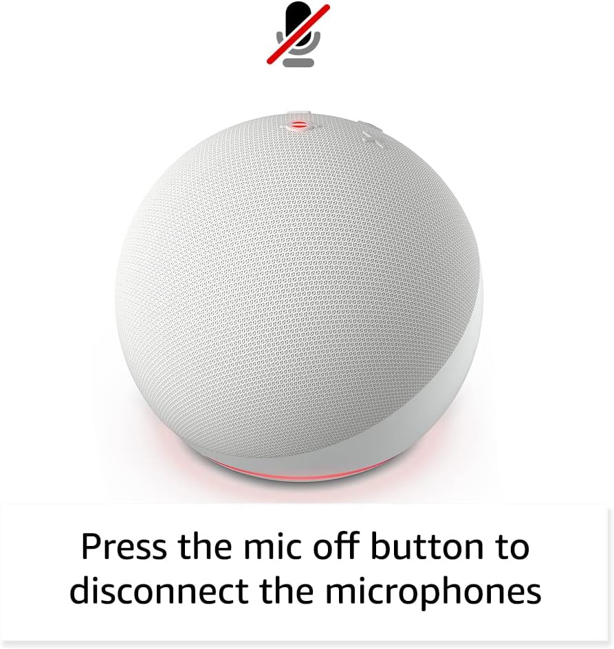 Parlante Alexa Echo Dot (5th Gen) Amazon, Sonido Nítido y Potente