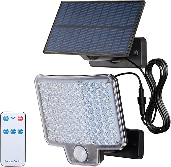 Luces solares led impermeables al aire libre con sensor de movimiento