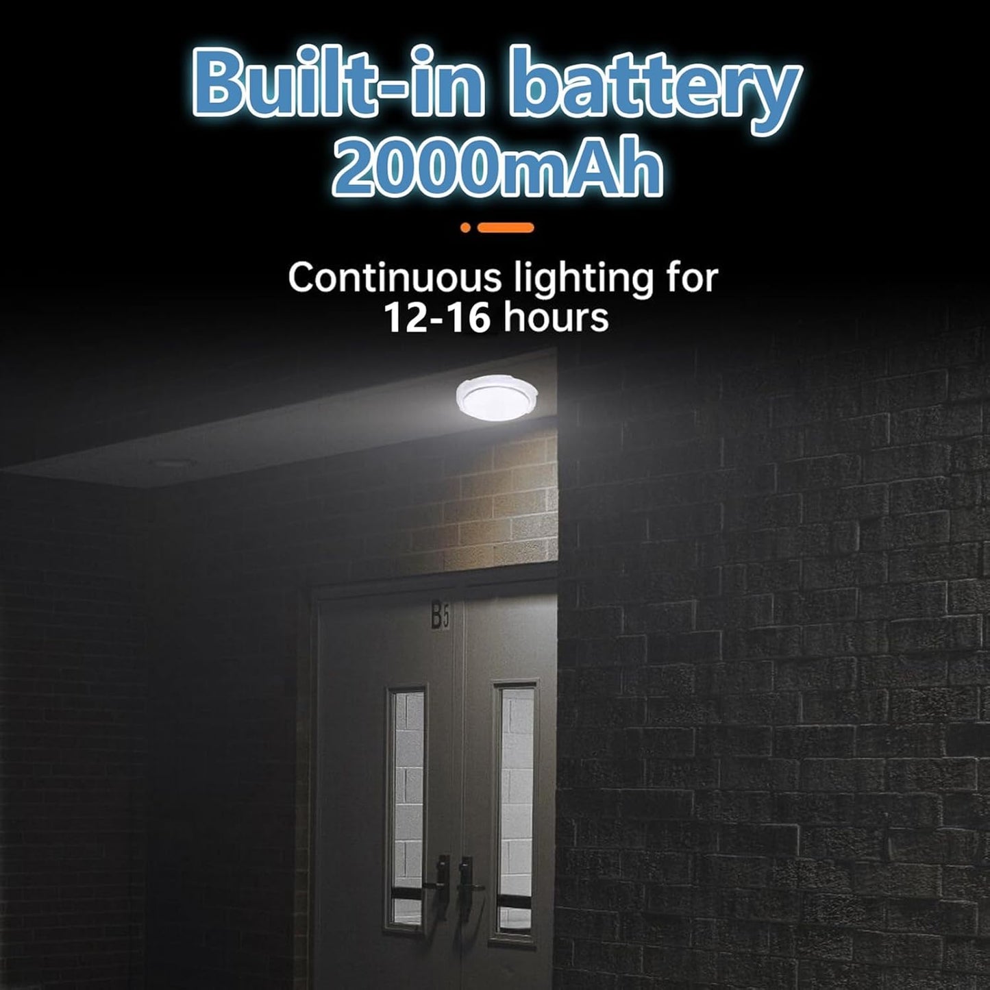 Lampara circular led con panel solar 50W + CONTROL