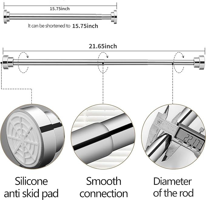 Tubo Expandible Multifuncional Almohadilla De Goma 128CM
