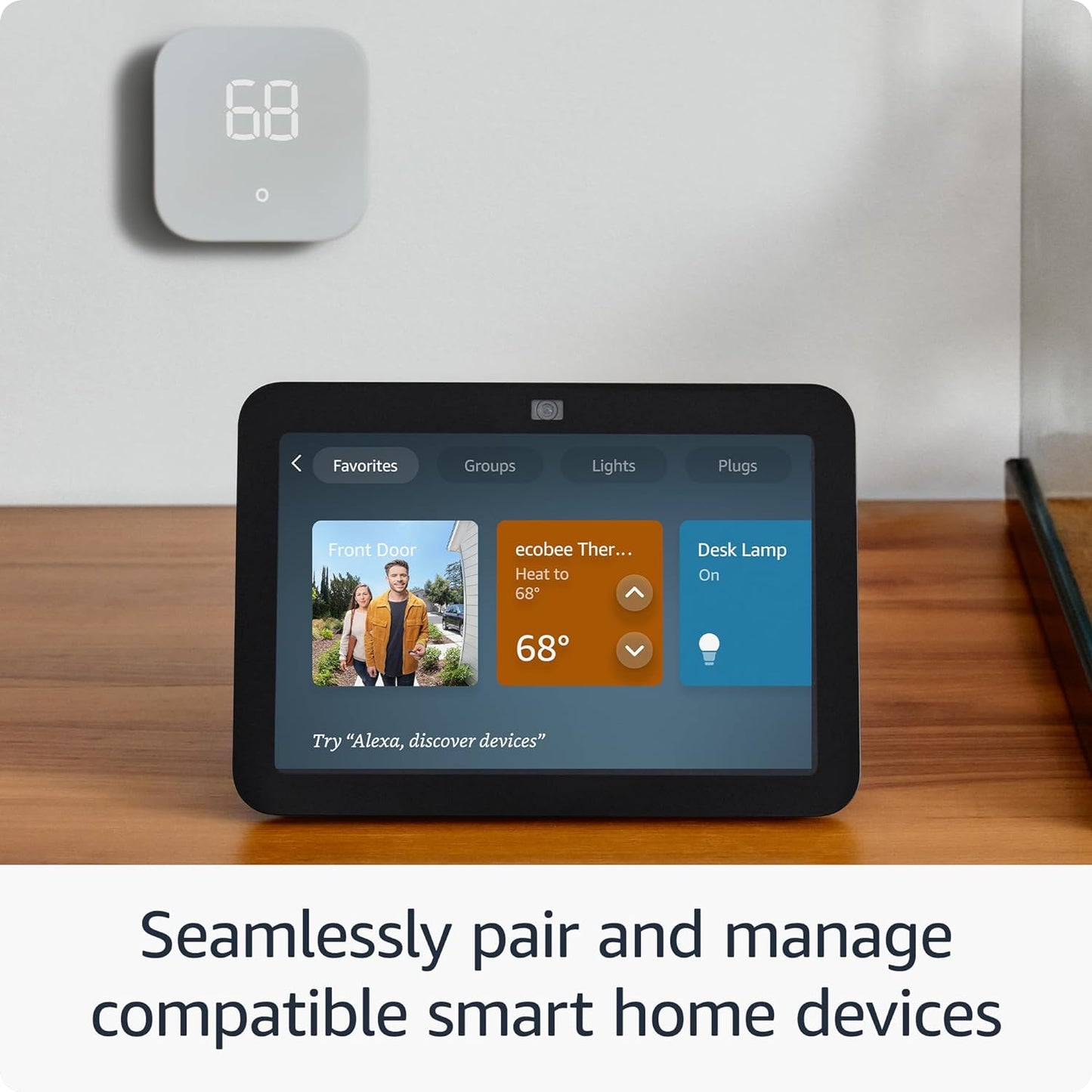 Parlante Patalla Alexa Echo Show 8 (3rd Gen) Amazon Audio Espacial, Cámara 13MP