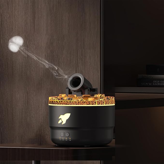 Humidificador Difusor Aroma Cañon Lanza Circulos