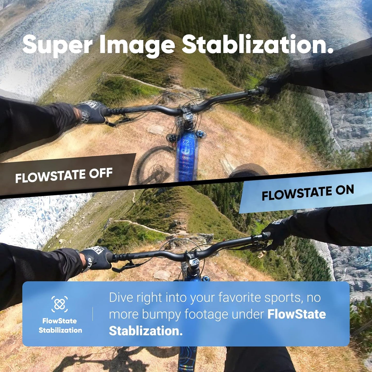 Cámara sumergible Insta 360 X3 con 2 lentes 48MP + 72MP incluye SD 64gb, selfie stick