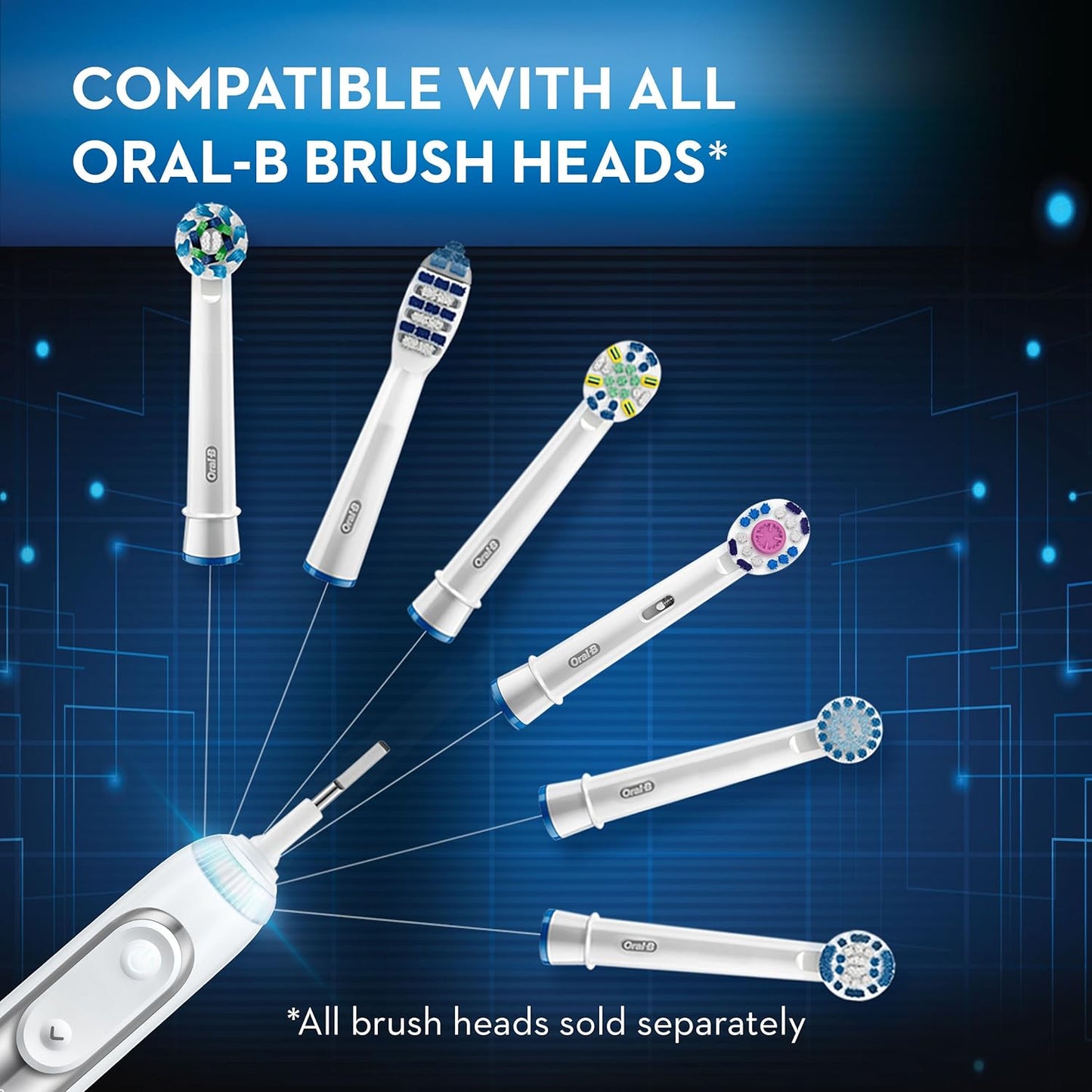 Cepillo Dental Eléctrico Oral B Pro 5000, Conexión Bletooth