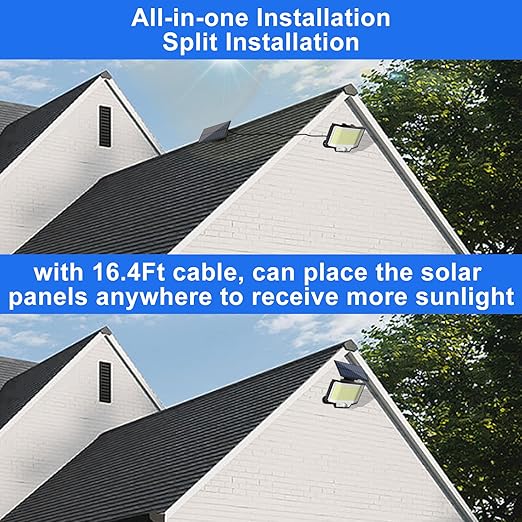 Luces solares led impermeables al aire libre con sensor de movimiento
