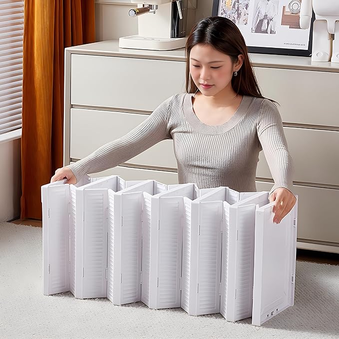 Estante zapatera plegable con tapa 6 pisos 105x26x35CM