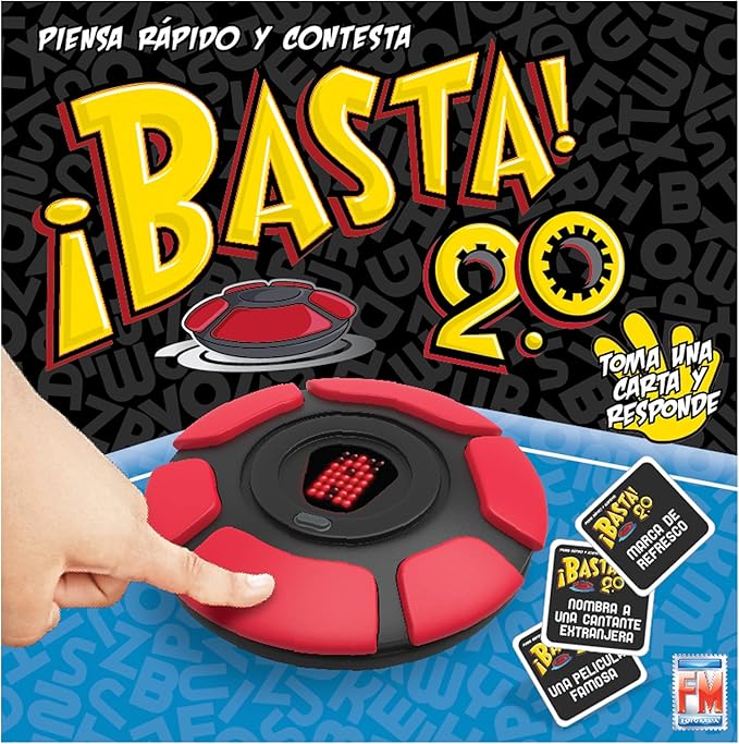 Ruleta juego de mesa letra BASTA 2.0 temporizador + 20 cartas