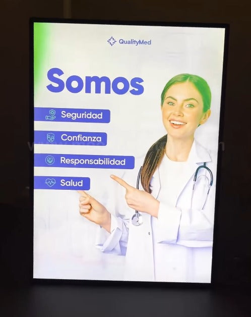 Paneles led para publicidad 2 medidas A1 y A2