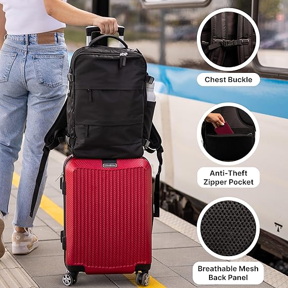 Mochila para portátil de viaje aprobada por aerolíneas