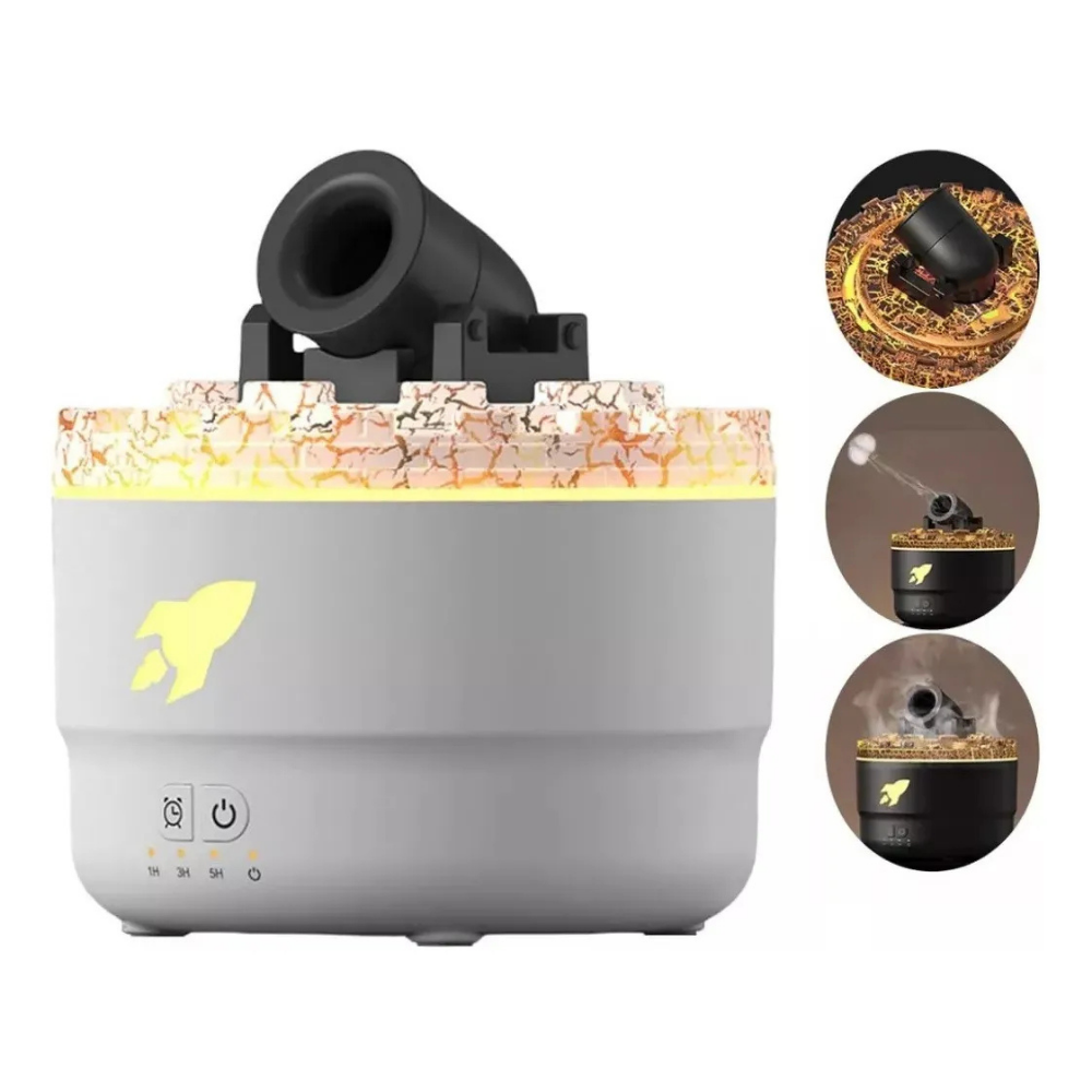 Humidificador Difusor Aroma Cañon Lanza Circulos