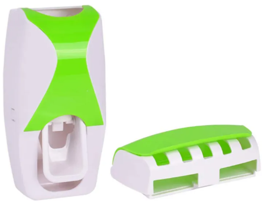 Dispensador de pasta dental y más porta cepillos para un baño ordenado y práctico