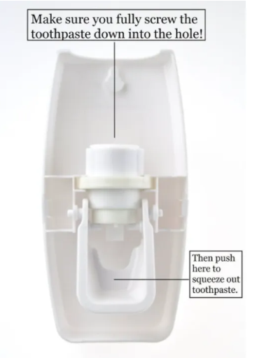 Dispensador de pasta dental y más porta cepillos para un baño ordenado y práctico