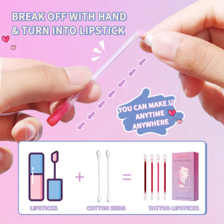 Labial mágico de larga duración en colores mate set de 20 unidades