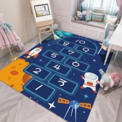 Alfombra para niños con diseños horas de diversión y aventuras garantizadas
