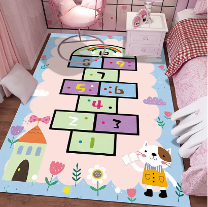 Alfombra para niños con diseños horas de diversión y aventuras garantizadas