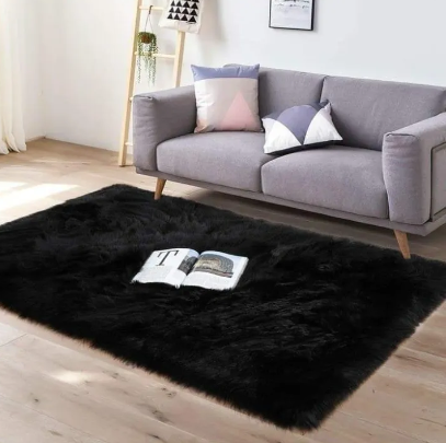 Alfombra afelpada de lujo suavidad y estilo para tu hogar en un espacio de 150x200cm