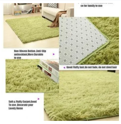 Alfombra afelpada de lujo suavidad y estilo para tu hogar en un espacio de 150x200cm