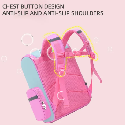 Mochila escolar espaciosa y divertida con diseños para niños y niñas