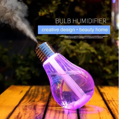 Difusor de aroma en forma de foco transparente capacidad de 400ml