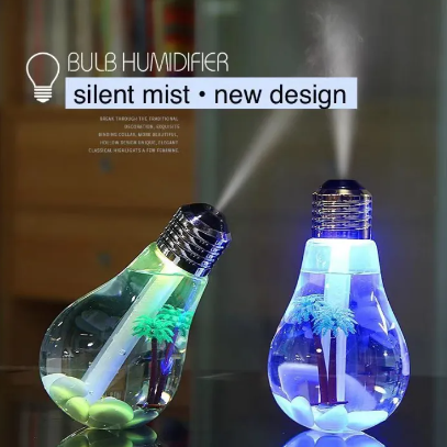 Difusor de aroma en forma de foco transparente capacidad de 400ml
