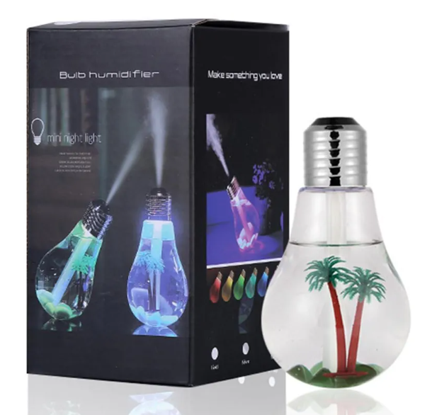 Difusor de aroma en forma de foco transparente capacidad de 400ml